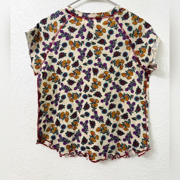 NWT Natural Life Lily Cotton Short Sleeve Tee Shirt Size Medium - Picture 5 of 11